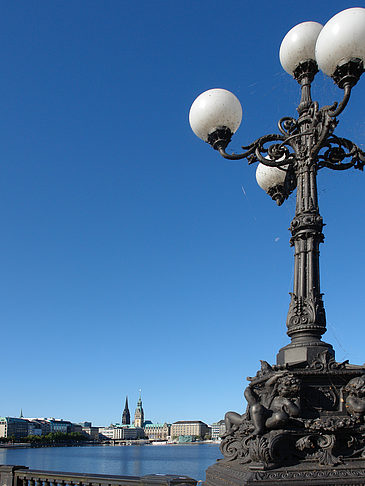 Foto Laterne und Binnenalster