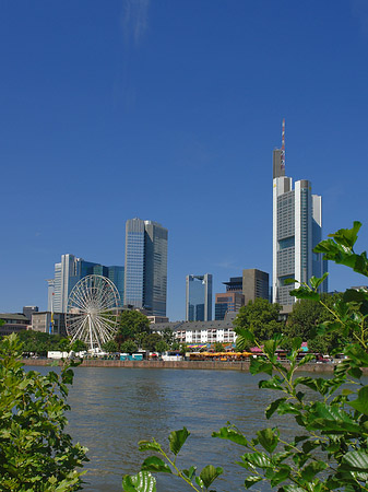 Fotos Skyline von Frankfurt mit Riesenrad | Frankfurt am Main