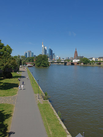 Skyline von Frankfurt Foto 