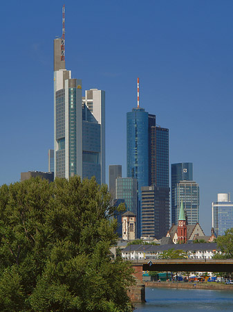 Foto Skyline von Frankfurt - Frankfurt am Main