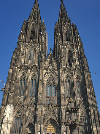 Menschen beim Kölner Dom Foto 