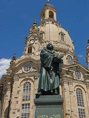 Foto Frauenkirche und Lutherdenkmal