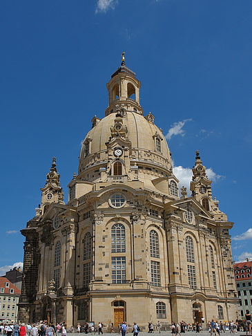 Foto Frauenkirche und Lutherdenkmal - Dresden