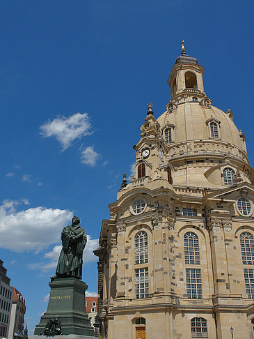 Frauenkirche und Lutherdenkmal Fotos