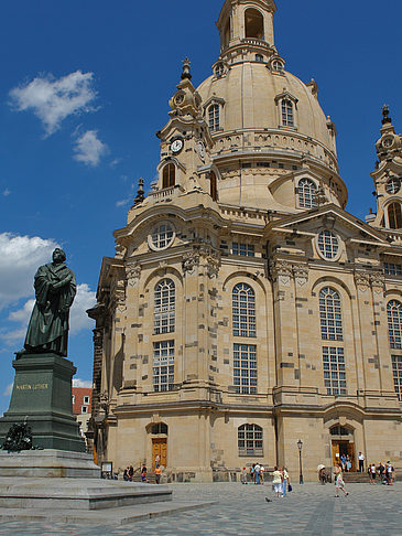 Foto Frauenkirche und Lutherdenkmal