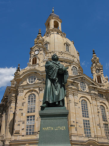 Foto Frauenkirche und Lutherdenkmal