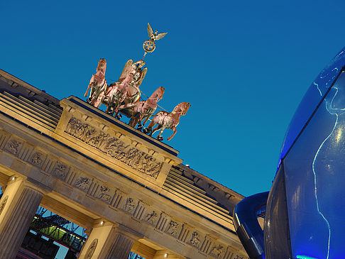 Foto Brandenburger Tor bei Nacht - Berlin