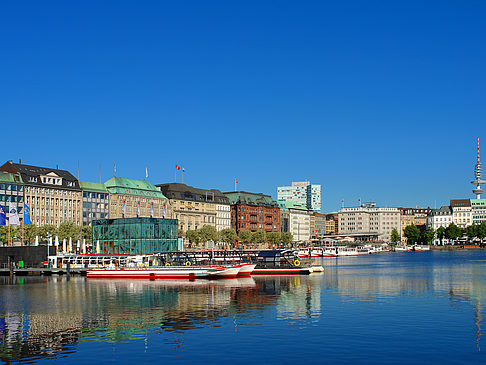 Alster Pavillon und Binnenalster Fotos