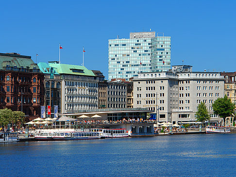 Alster Pavillon und Binnenalster Foto 