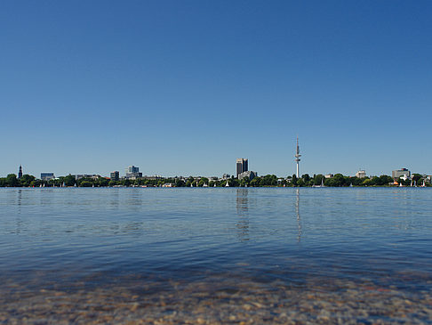 Foto Badestrand an der Außenalster