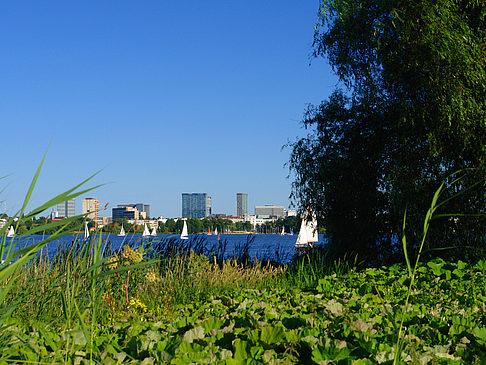 Fotos Blick nach Osten von der Außenalster | Hamburg