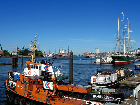 Foto Hamburger Hafen - Hamburg