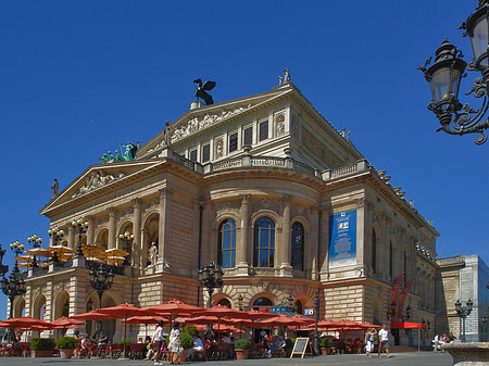 Foto Oper mit Laterne - Frankfurt am Main