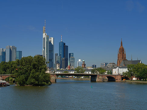 Foto Blick von Obermainbrücke - Frankfurt am Main