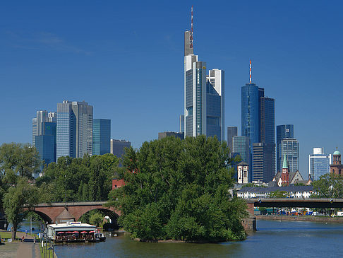 Skyline von Frankfurt Fotos