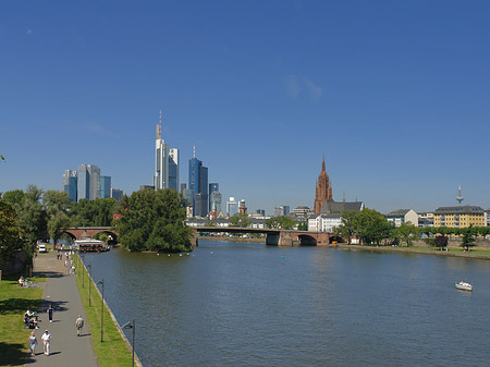 Skyline von Frankfurt Foto 