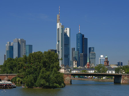 Skyline von Frankfurt Foto 