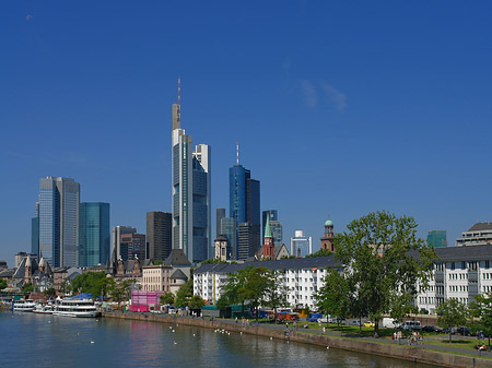 Skyline von Frankfurt Fotos