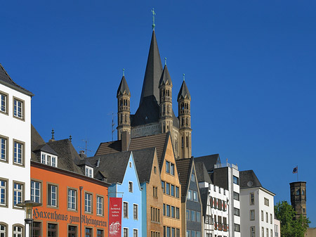 Foto Groß St Martin hinter Fischmarkt - Köln