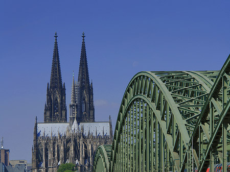 Fotos Hohenzollernbrücke beim Kölner Dom