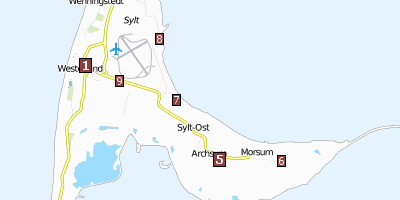 Sylt Ost Stadtplan